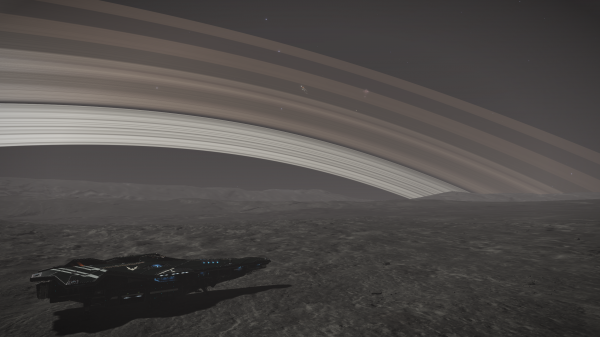 Elite Dangerous,planet,planetary rings,Anaconda spaceship,spaceship,Space Simulator