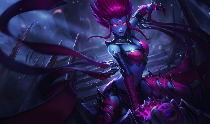 League of Legends, Evelynn, anime, tma, Snímek obrazovky, mecha League of Legends, Evelynn, anime, tma, Snímek obrazovky, mecha