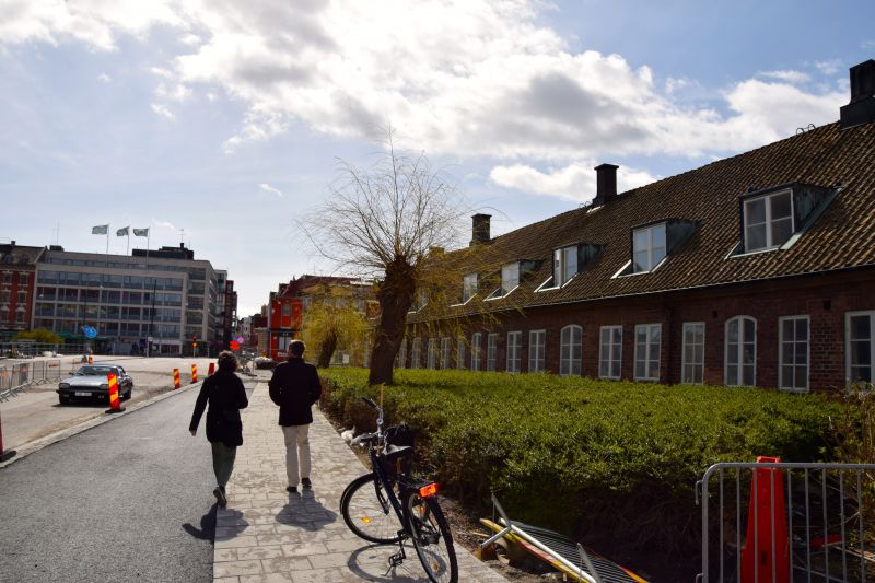 città, strada, architettura, cielo, veicolo, bicicletta