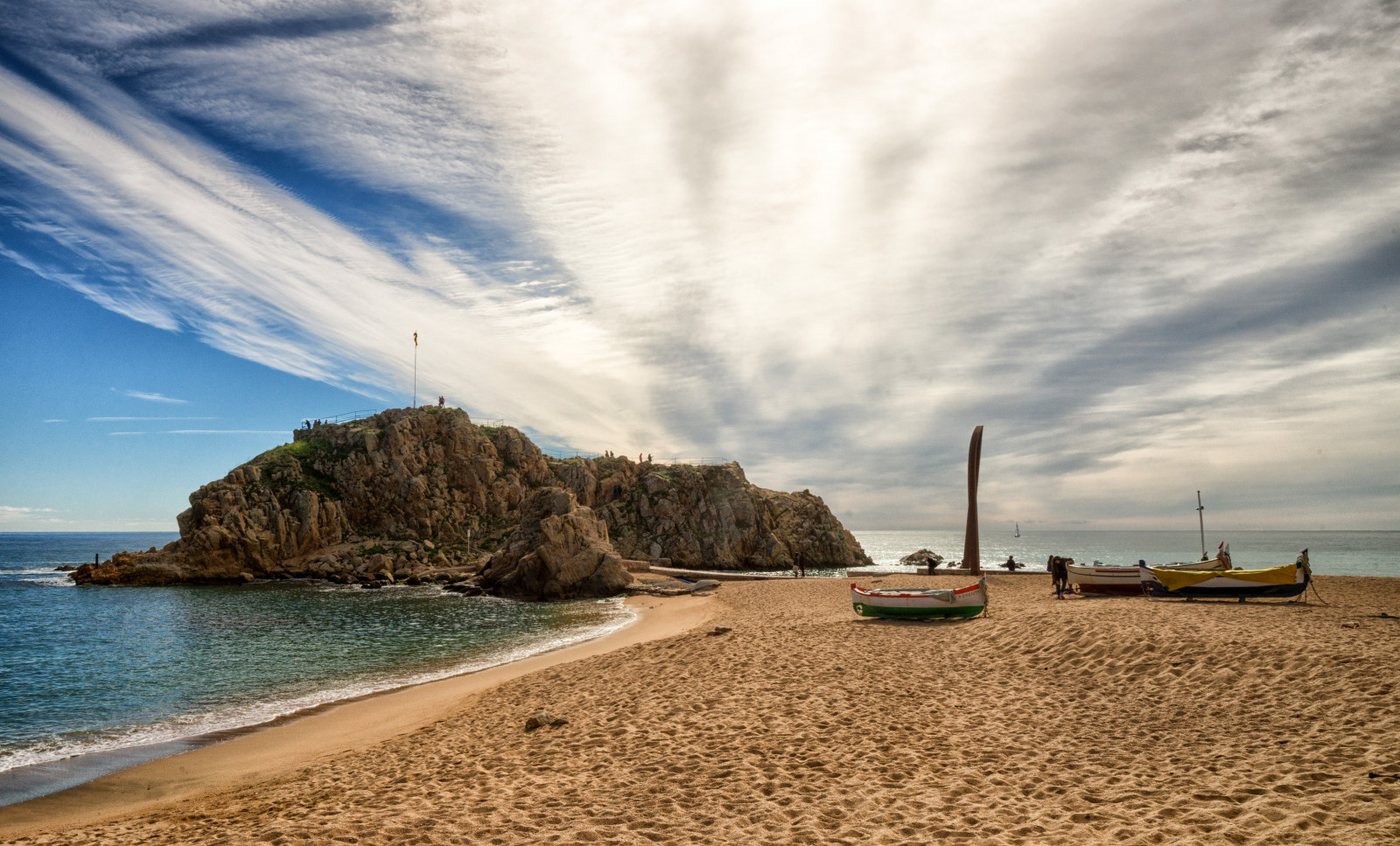 krajina, moře, záliv, pobřeží, písek, nebe, pláž, ráno, věž, pobřeží, útes, horizont, Sony, pelerína, soumrak, Catalunya, Terén, mrak, oceán, vlna, mraky, mar, playa, carlzeiss, Girona, Catalu, espana, tělo z vody, Barcas, Costa Brava, Blanes, carlzeisssonnart, sal1635z, variosonnart281635za, slta99v