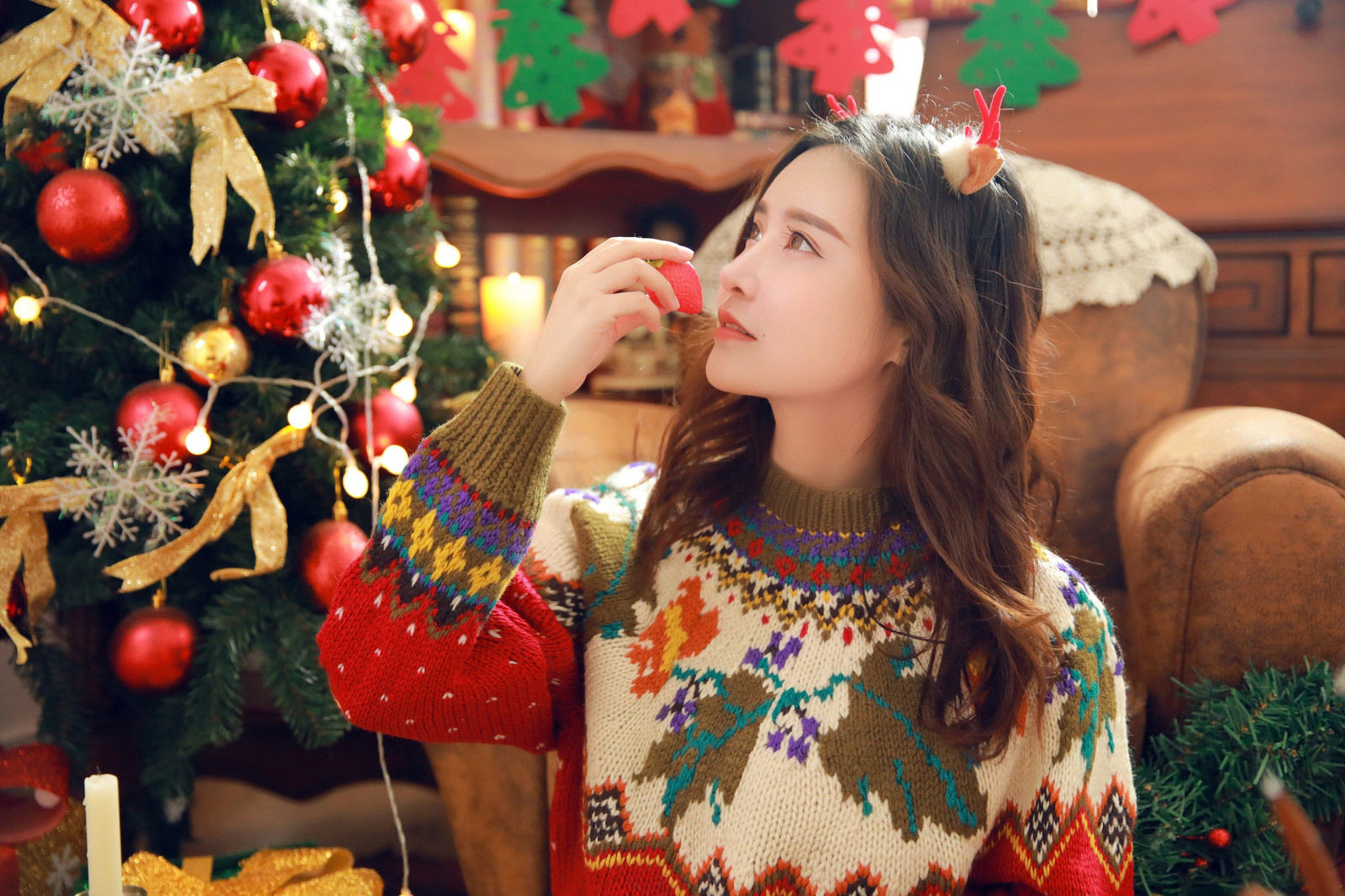 Wallpaper : plant, Christmas Tree, textile, christmas ornament, dress