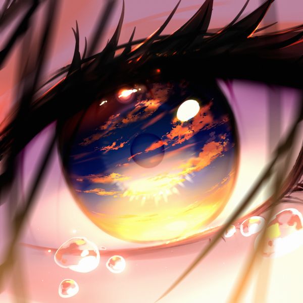 Arttssam, digital art, artwork, illustration, closeup, eyes