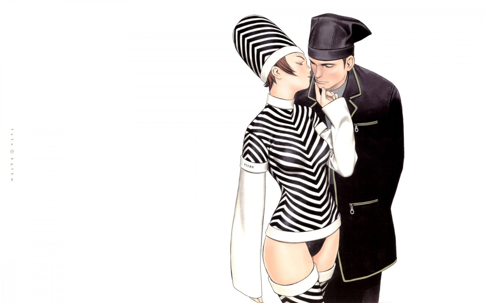 Gentleman, kreslená pohádka, Původní znaky, Murata Rozsah, oblečení, ruka, prst, formální oblečení