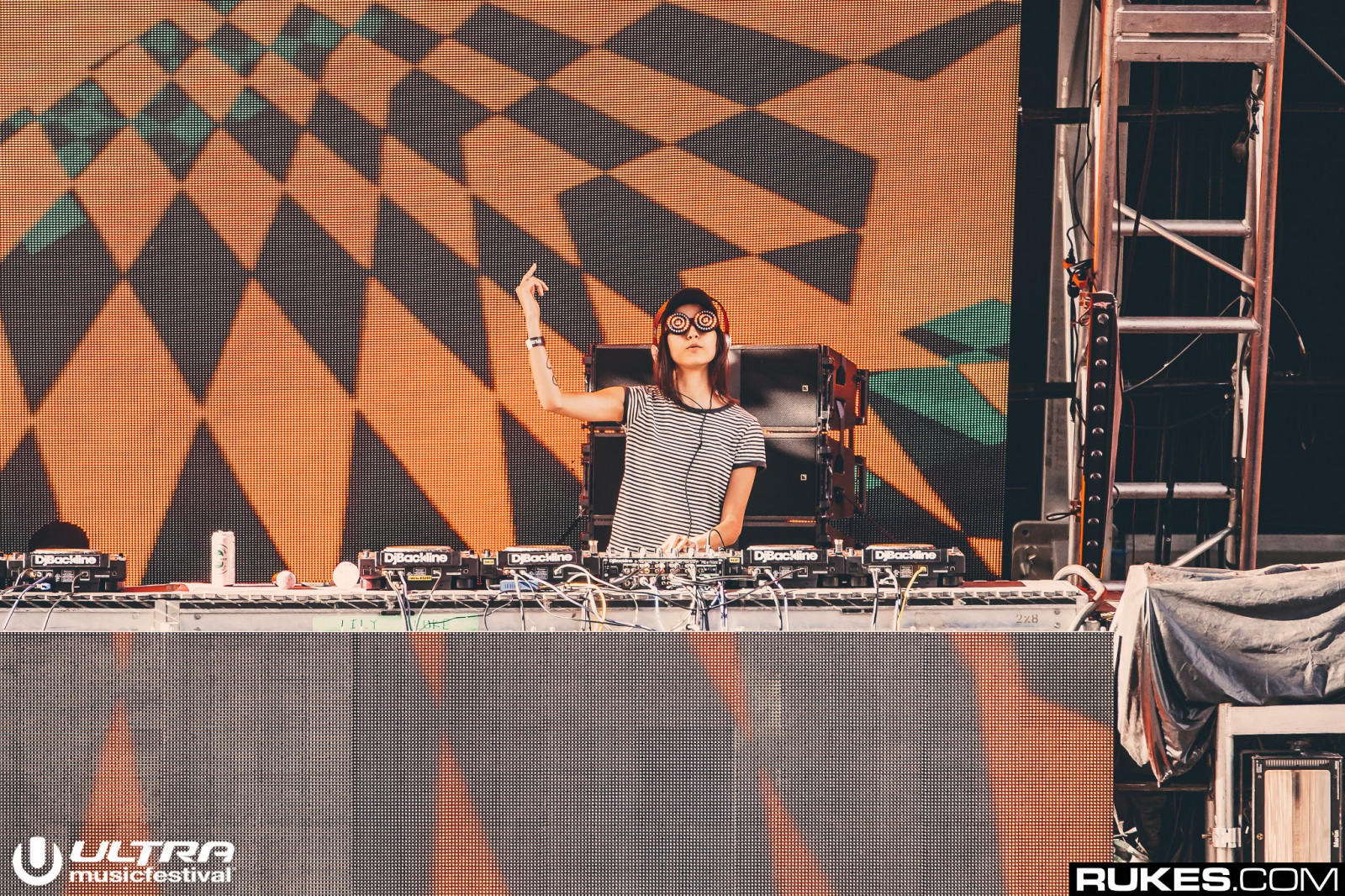 fotografování, hudba, sluchátka, Míchací konzole, DJs, Ultra Music Festival, Rukes com, představení, fáze, rekreace, rezz