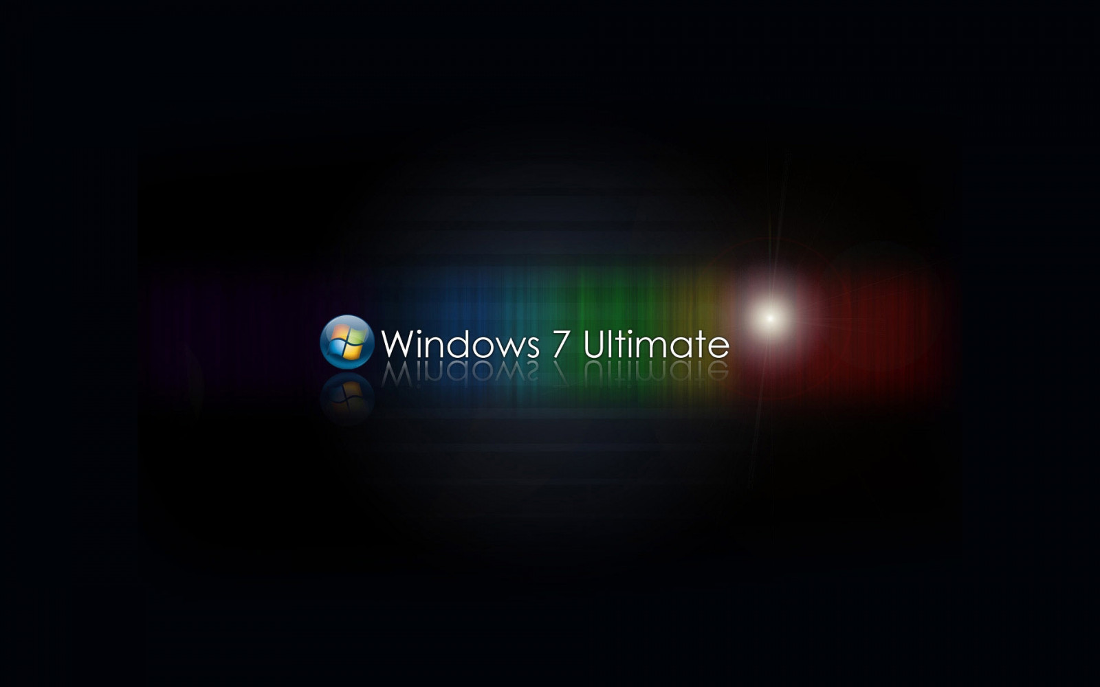 noir, rouge, bleu, cercle, reflet, lumière, forme, obscurité, capture d'écran, Papier peint de l'ordinateur, ultime, Windows 7 Ultimate