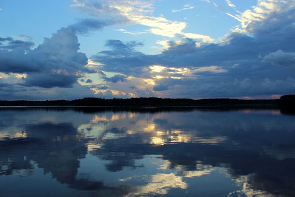 sunlight,landscape,sunset,sea,lake,water