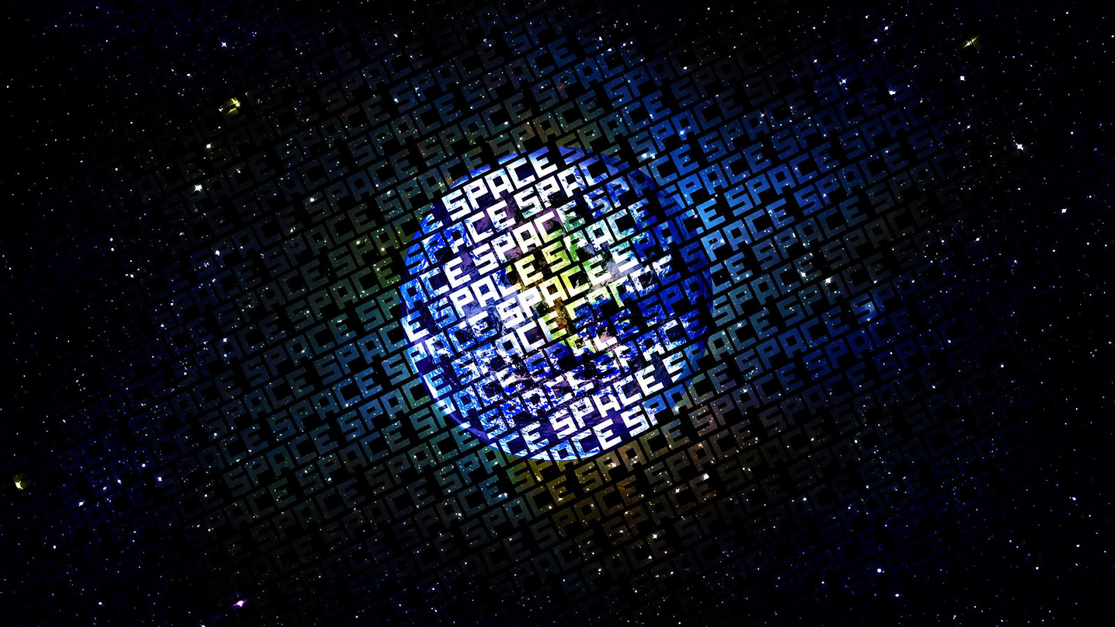 digitální umění, galaxie, planeta, prostor, minimalismus, hvězdy, typografie, text, Země, kruh, vesmír, astronomie, hvězda, vesmír, astronomický objekt