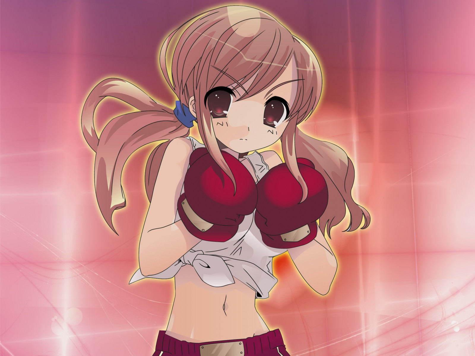 Wallpaper girl, boxing, gloves, attitude, willingness 2048x1536