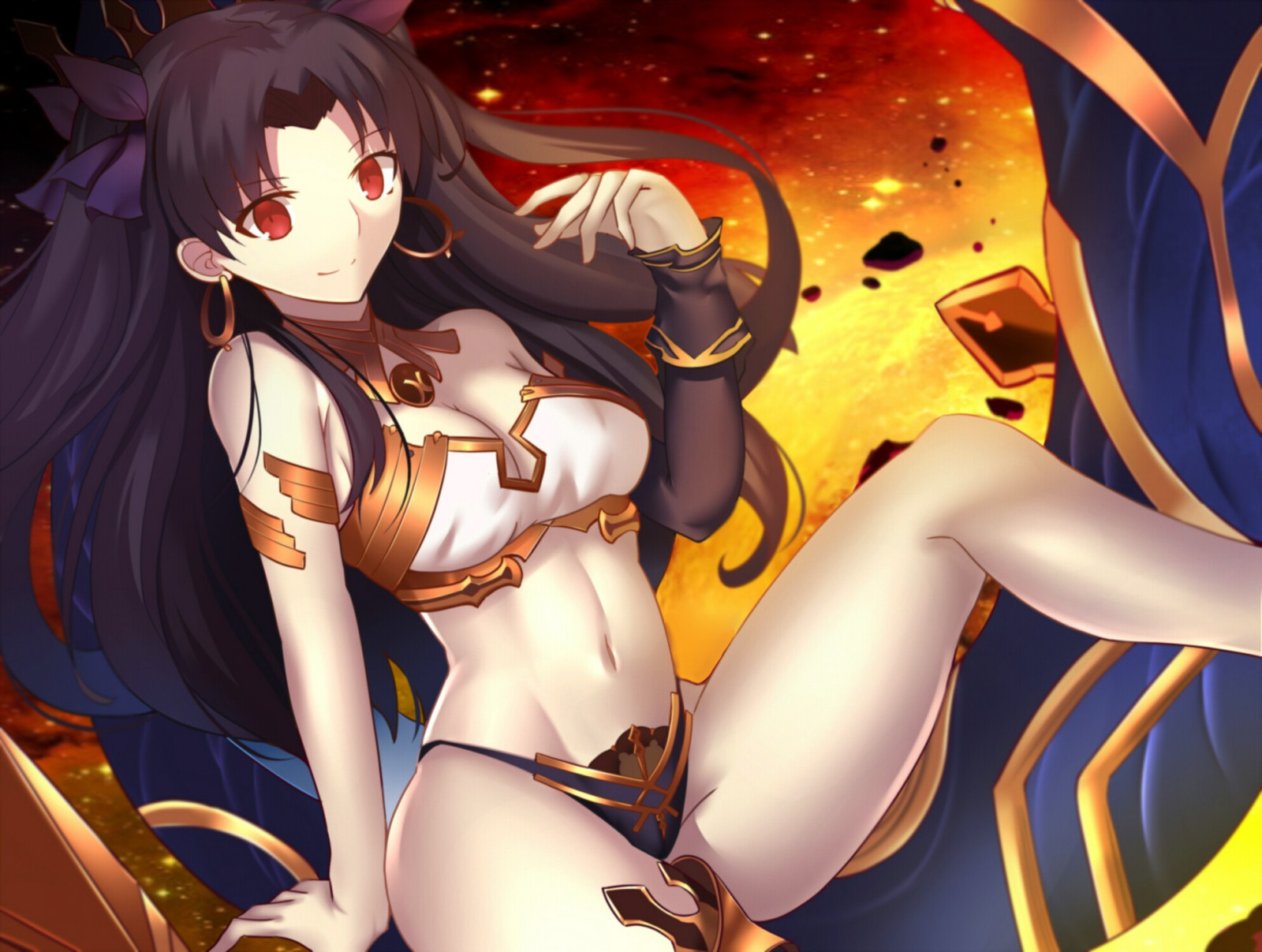 ภาพประกอบ, อะนิเมะ, สาวอะนิเมะ, การ์ตูน, ความแตกแยก, Fate Grand Order, Tohsaka Rin, การ์ตูน, ชุดชั้นใน, Ishtar Fate คำสั่งอันยิ่งใหญ่, มังงะ