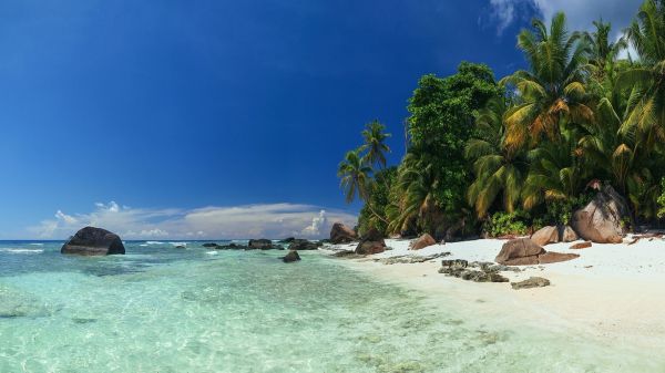 pemandangan, laut, teluk, batu, alam, air