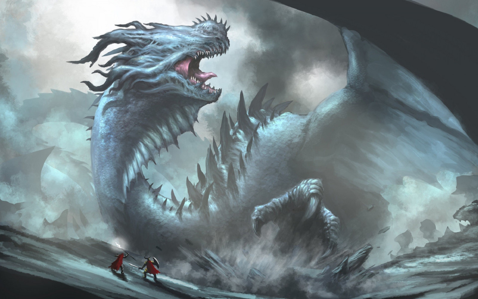 illustratie, fantasy art, draak, krijger, mythologie, vleugel, schetsen, screenshot, fictief personage