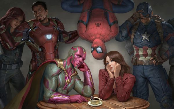 Marvel Comics,Spider Man,Captain America