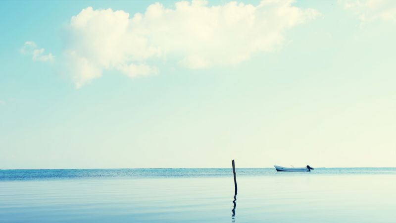 sunlight, boat, sea, bay, anime, lake sunlight, boat, sea, bay, anime, lake