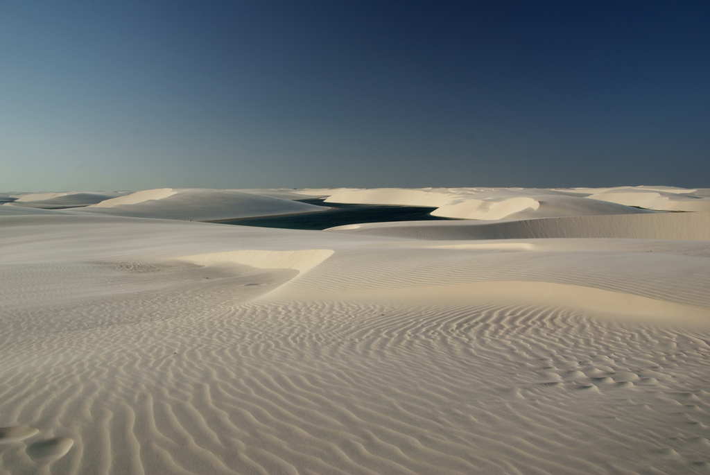 jezero, lago, den, duna, laguna, Průhledná, lagoa, duna, Maranhenses, Len ois, Barreirinha, Blenharo