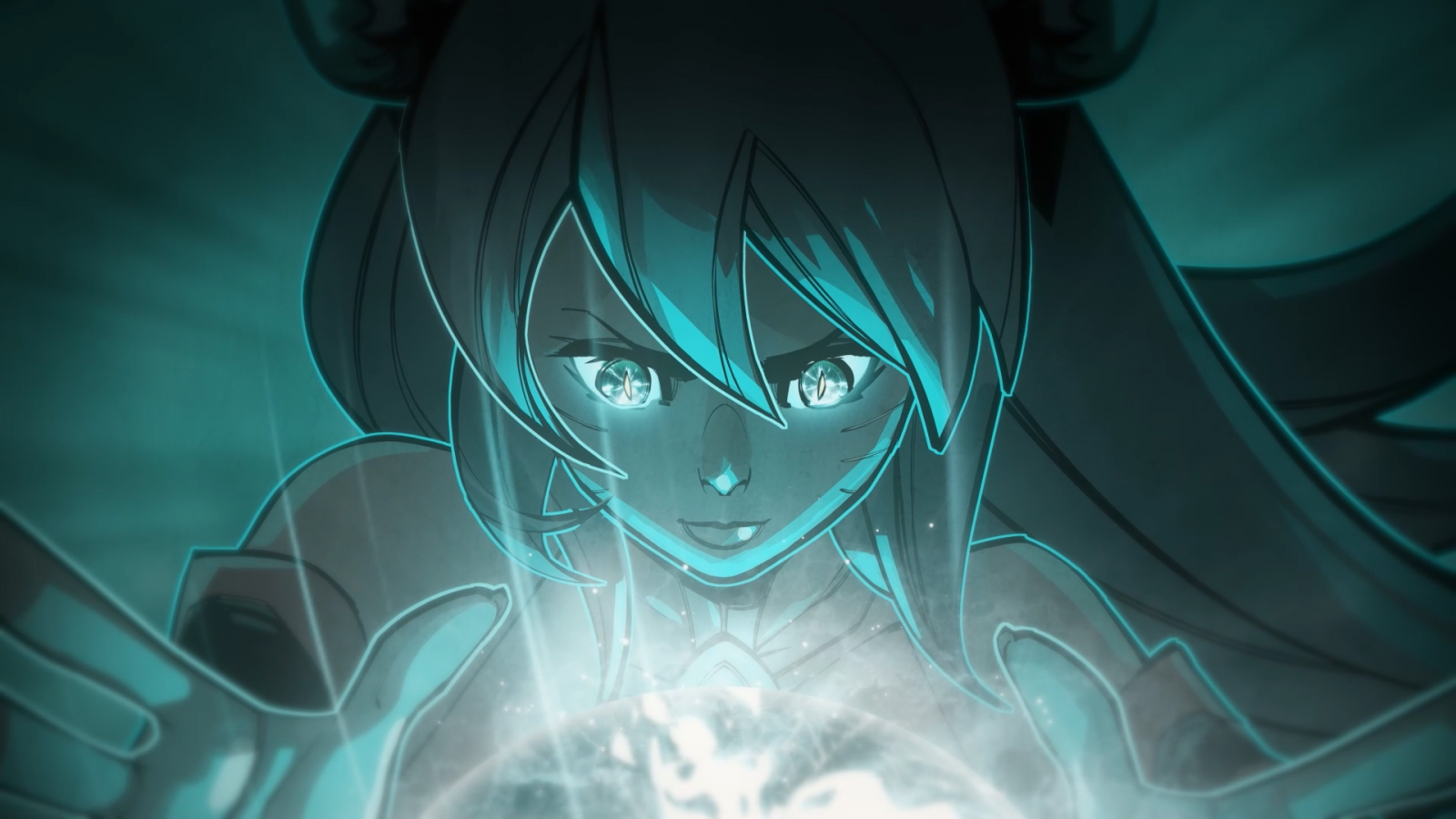 rambut, mata, biru langit, gambar kartun, SENI, bulu mata, cg artwork, air, rambut hitam, warna elektris, rambut panjang, kegelapan, ruang, grafis, karakter fiksi, ilustrasi, satu warna, pola, gambar, anime, fiksi, animasi, desain grafis, sayap, visual arts, karya seni, lukisan