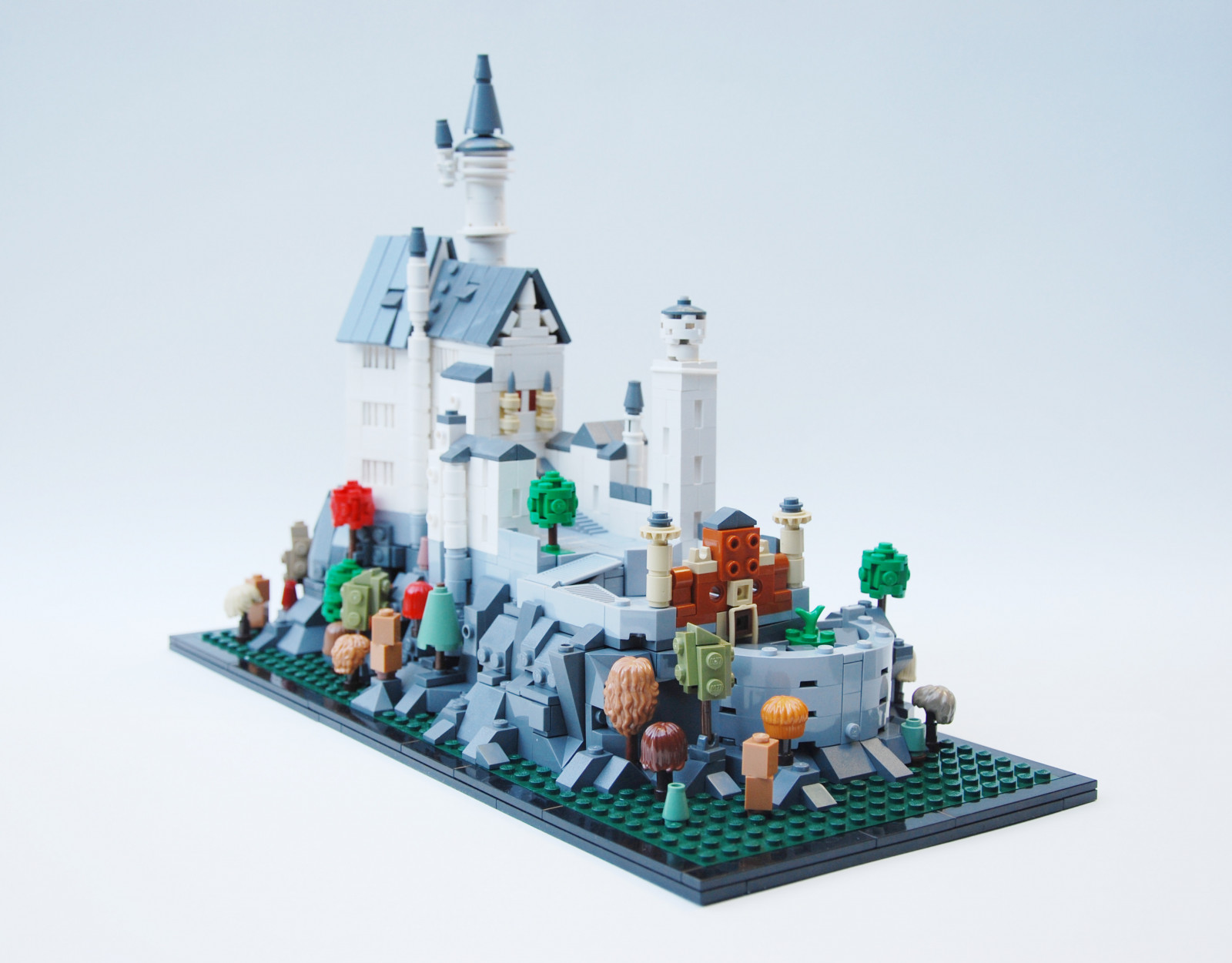 alberi, autunno, bianca, modello, architettura, costruzione, LEGO, castello, Germania, Torre, capelli, Giocattolo, albero, autunno, micro, deutschland, Architektur, bayern, Herbst, moc, schloss, munchen, Neuschwanstein, bavarese, legopard, Schwanstein