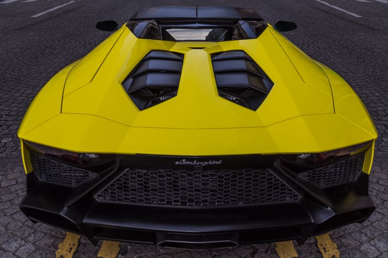 bil, jord køretøj, køretøj, sportsvogn, gul, motor køretøj