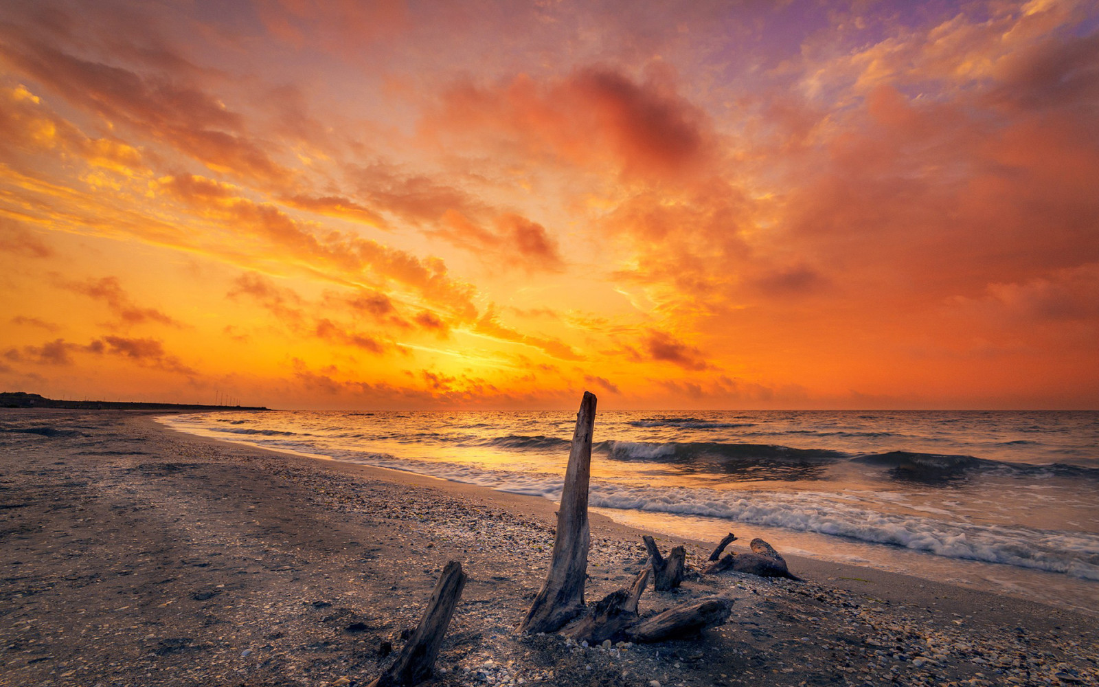 Napkelte, strand, természet, fényképezés