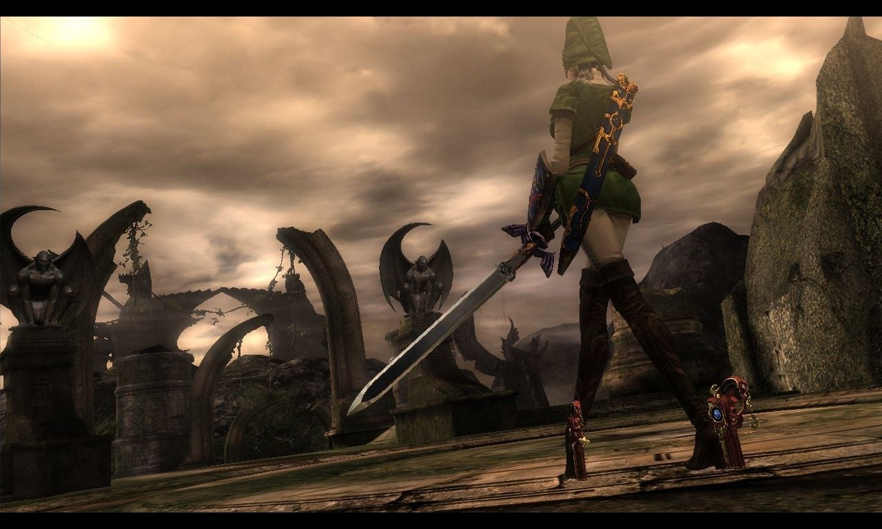 1280x768 px, Bayonetta, Master Sword, computerspil, Wii U