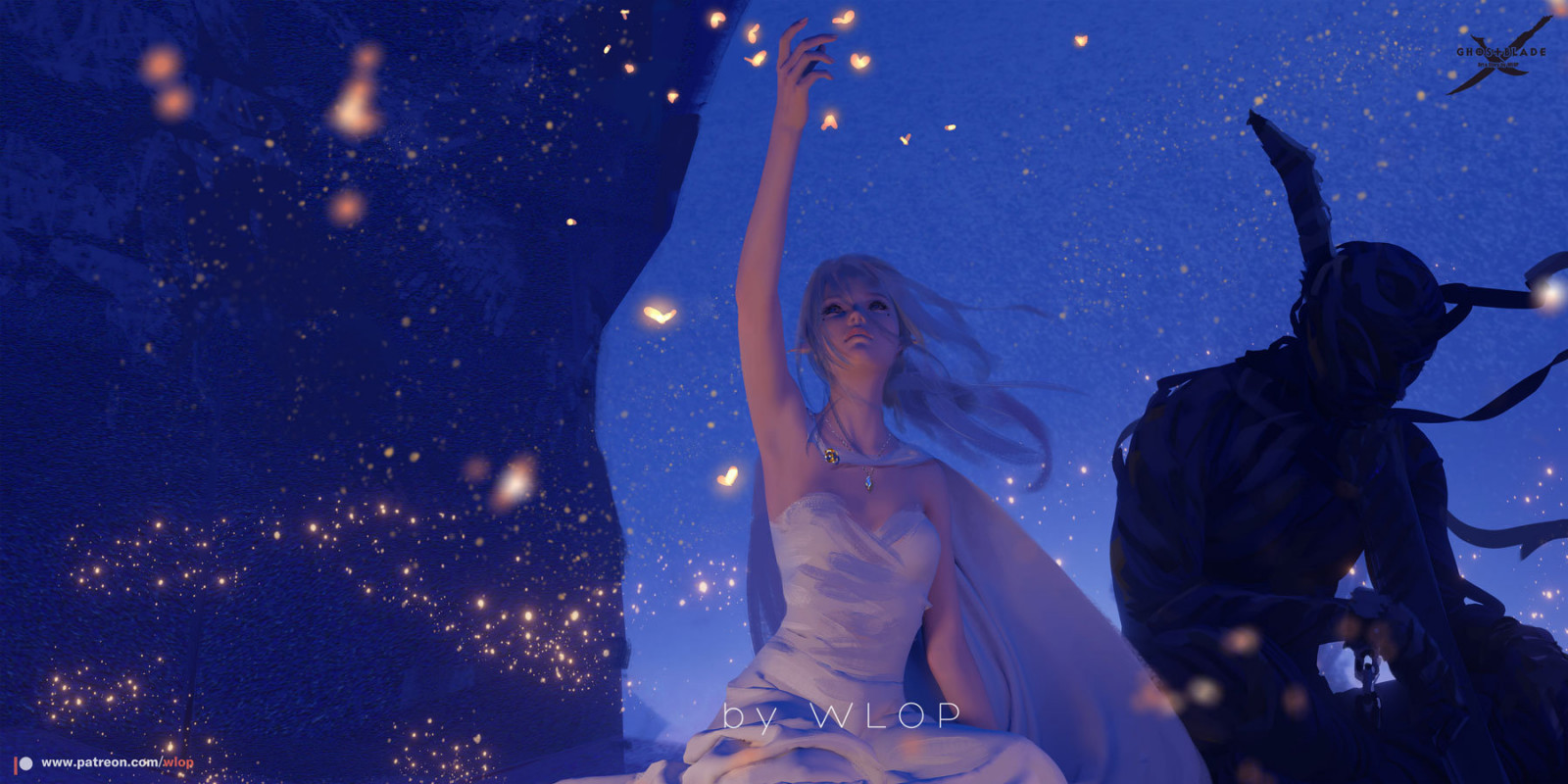 WLOP, ghost čepele, anime dívky