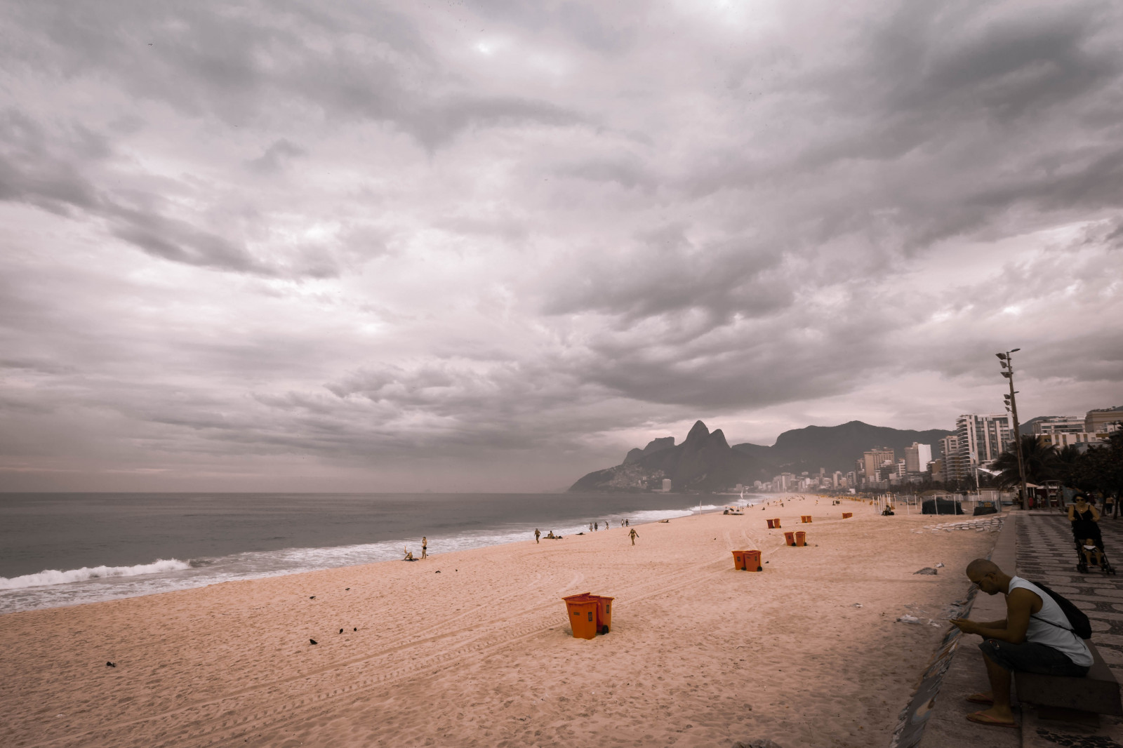 moře, město, panoráma města, voda, pobřeží, písek, nebe, mraky, pláž, uklidnit, večer, pobřeží, horizont, Nikon, molo, Brazílie, Brasil, mrak, oceán, vlna, nebe, pramen, mraky, nikond7100, Brasilien, Cidade, cidademaravilhosa, Rio de Janeiro, nuvens, tělo z vody, mořská vlna, meteorologický jev, vlnolam, CEU, Arpoador, 021, Arpex, coastal and oceanic landforms