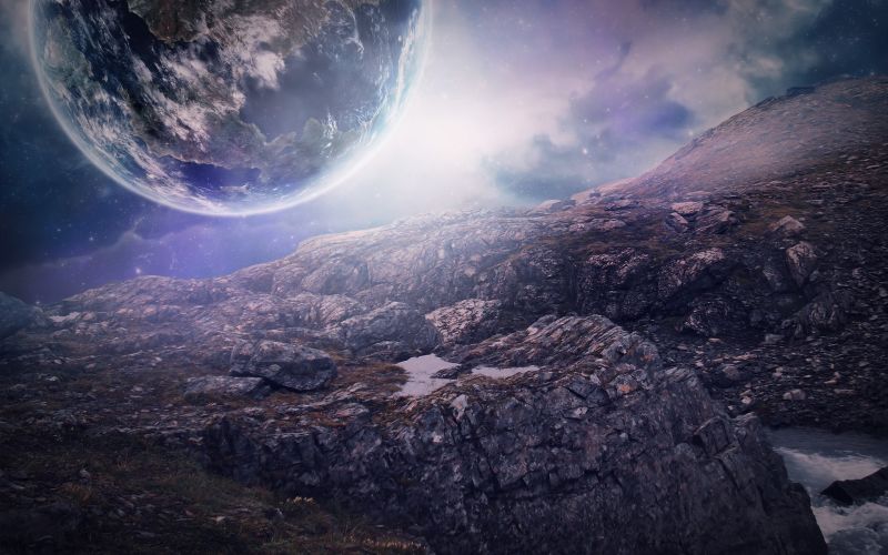 Güneş ışığı, dijital sanat, gezegen, doğa, Toprak, atmosfer Güneş ışığı, dijital sanat, gezegen, doğa, Toprak, atmosfer