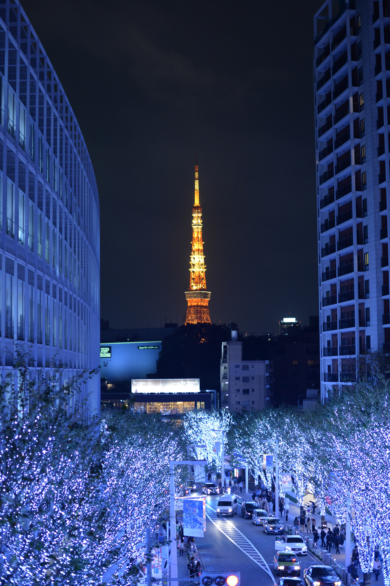 Japonsko, město, panoráma města, noc, panoráma, mrakodrap, večer, Nikon, metropole, Tokio, jp, centrum, NIKKOR, osvětlené, osvětlení, mezník, Tokyo Tower, df, Roppongi, keyakizaka, afs58mmf14g, afsnikkor58mmf14g, osvětlit, urban area, Metropolitní oblast, lidské osídlení