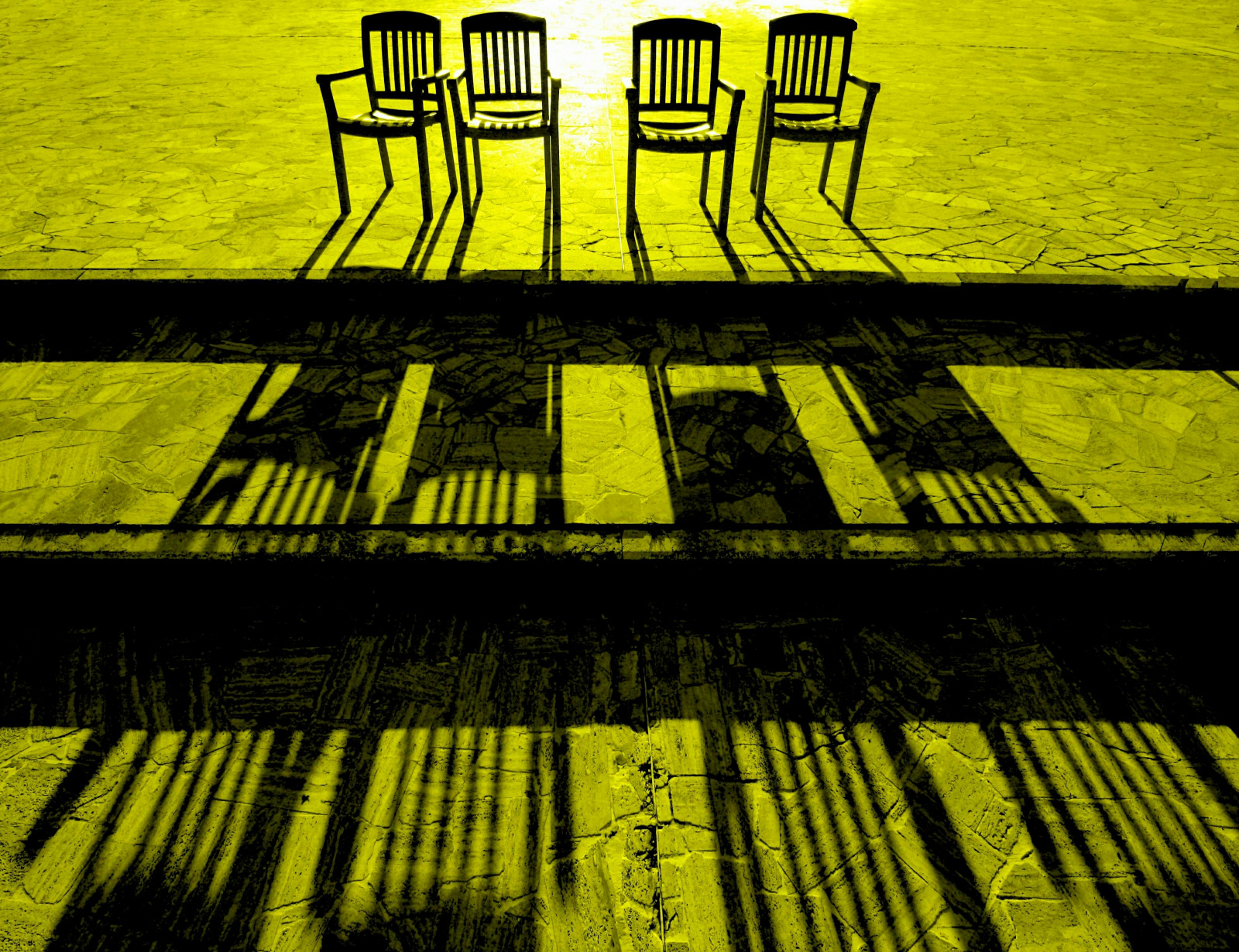 ilustrace, stín, zelená, žlutý, slunce, 2012, UMĚNÍ, barva, židle, tvar, čára, podrážka, Ombra, číslo, moderní umění, font, sedie, Chiavari