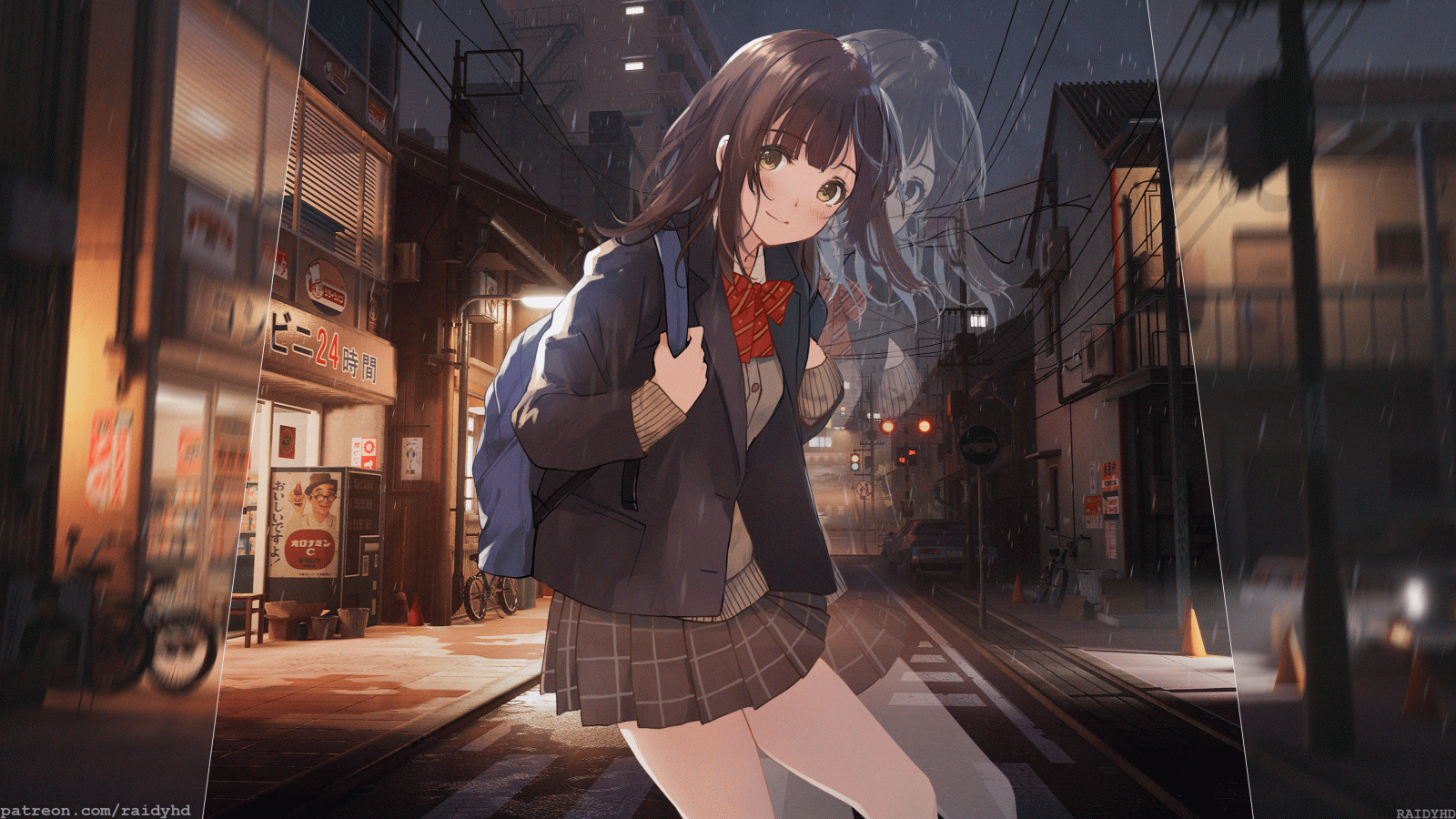 účes, kreslená pohádka, člověk, móda, tartan, flash photography, street fashion, černé vlasy, cg artwork, módní design, nebe, UMĚNÍ, dlouhé vlasy, přehoz, krása, hime cut, zábava, hnědé vlasy, tma, design, vzor, ilustrace, dolní končetina, animace, módní doplněk, srst, město, jednotný, noc, fiktivní postava, půlnoc