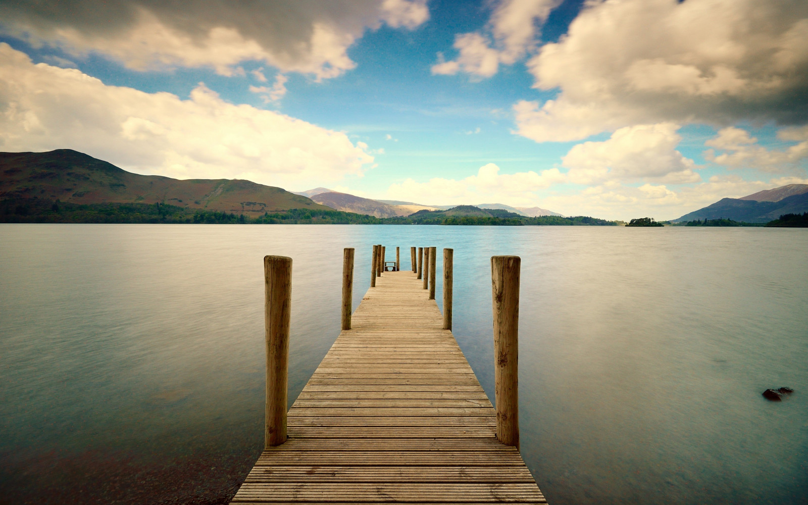 3840x2400 px, Dock, Seebrücke, Wasser