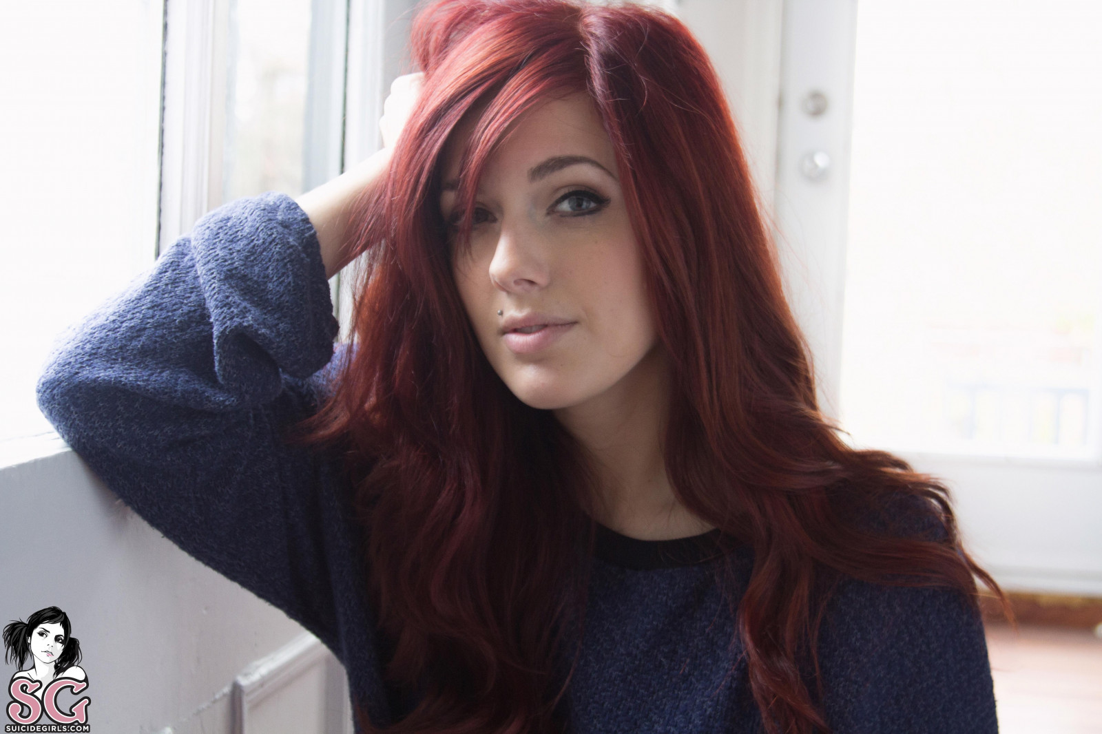 ansigt, Kvinder, rødhåret, model, langt hår, briller, rød, sort hår, piercing, hår, Suicide Girls, hoved, Velour Selvmord, farve, pige, skønhed, øje, dame, blond, frisure, Photo shoot, brunt hår, menneskehår farve, hår farve, rødt hår