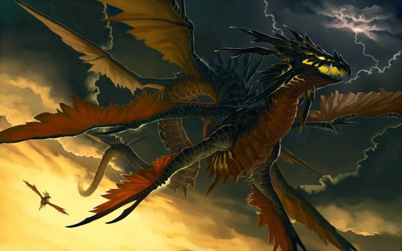 fantasy umění, drak, mytologie, Snímek obrazovky, 1920x1200 px, ilustrace fantasy umění, drak, mytologie, Snímek obrazovky, 1920x1200 px, ilustrace