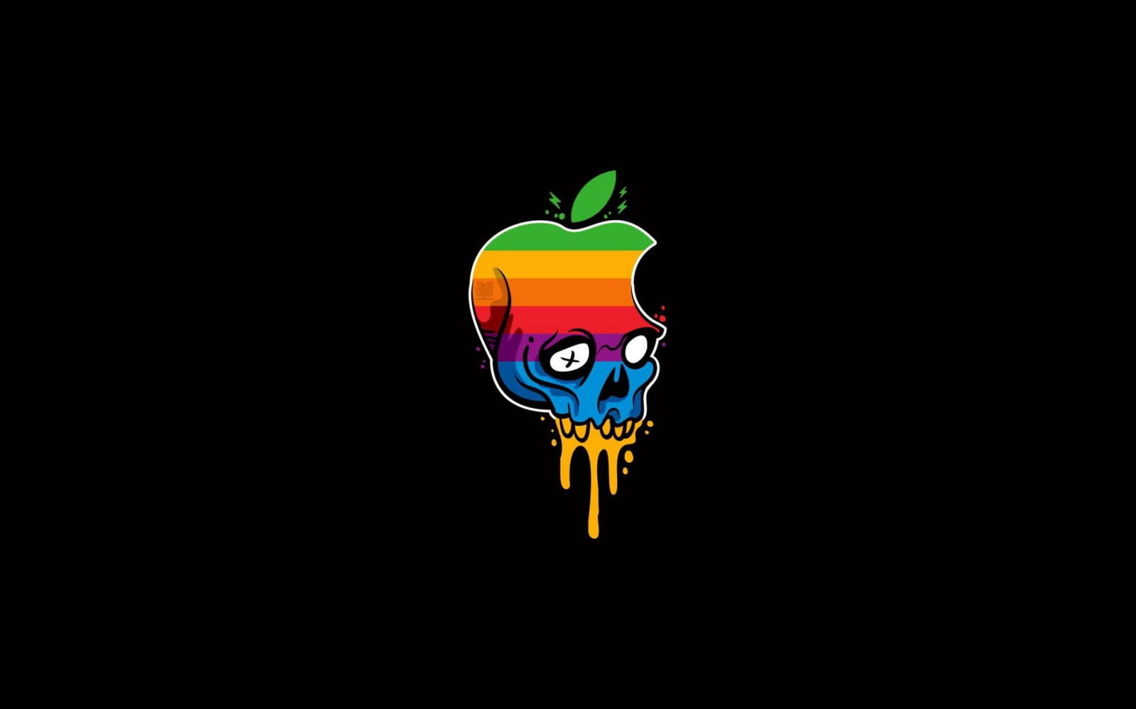 2500x1562 px, Apple Inc, Logo, Nền đơn giản, Sọ