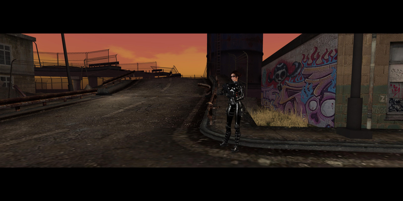 svět, ulice, město, Černá, počítač, mrtví, voják, grafiti, večer, 3D, grafika, Dálnice, lesklý, sama, zveřejnit, boty, prázdný, tajný, Onramp, optický, guma, oblek, lesklý, druhý život, Virtuální, brnění, Konec, tajnost, zbraně, ruština, camoflage, popruhy, fn, přezky, ops, catsuit, apokalyptický, CGI, Str. 90, Oakleys, Tlumič, Pouzdra, supresorický, alexandriabrangwin