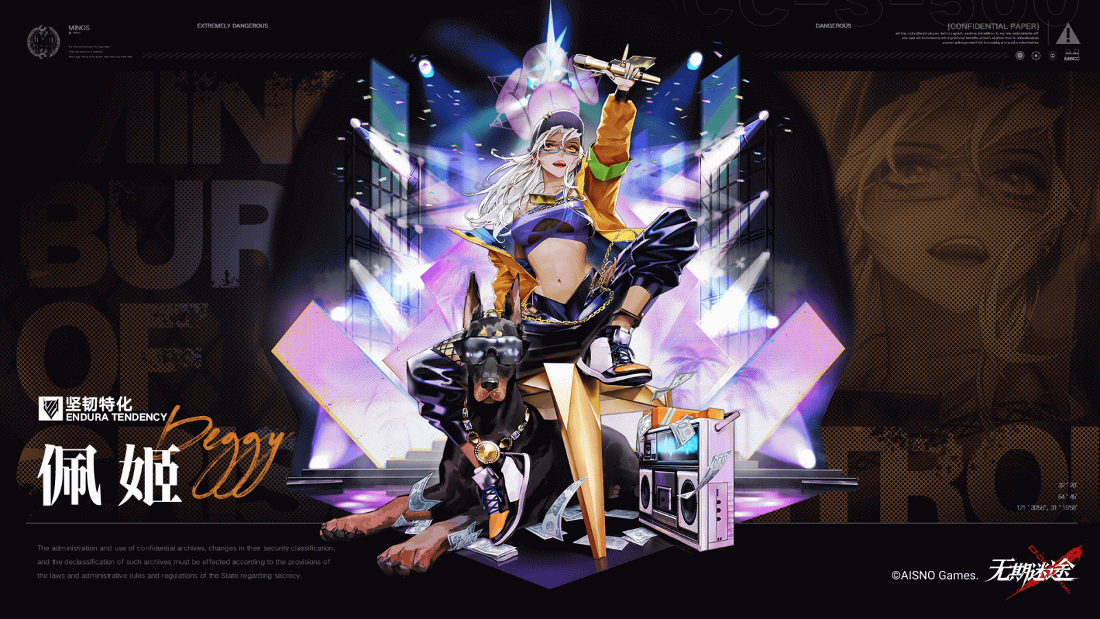 Mbcc, Path to Nowhere, anime dívky, čepice, brýle, břicho, mikrofon, Pes