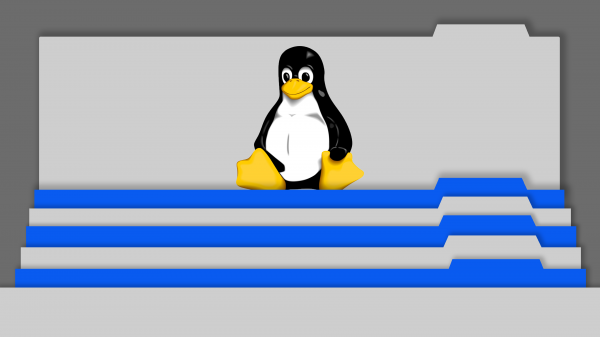 Linux,simple background,simple,digital art