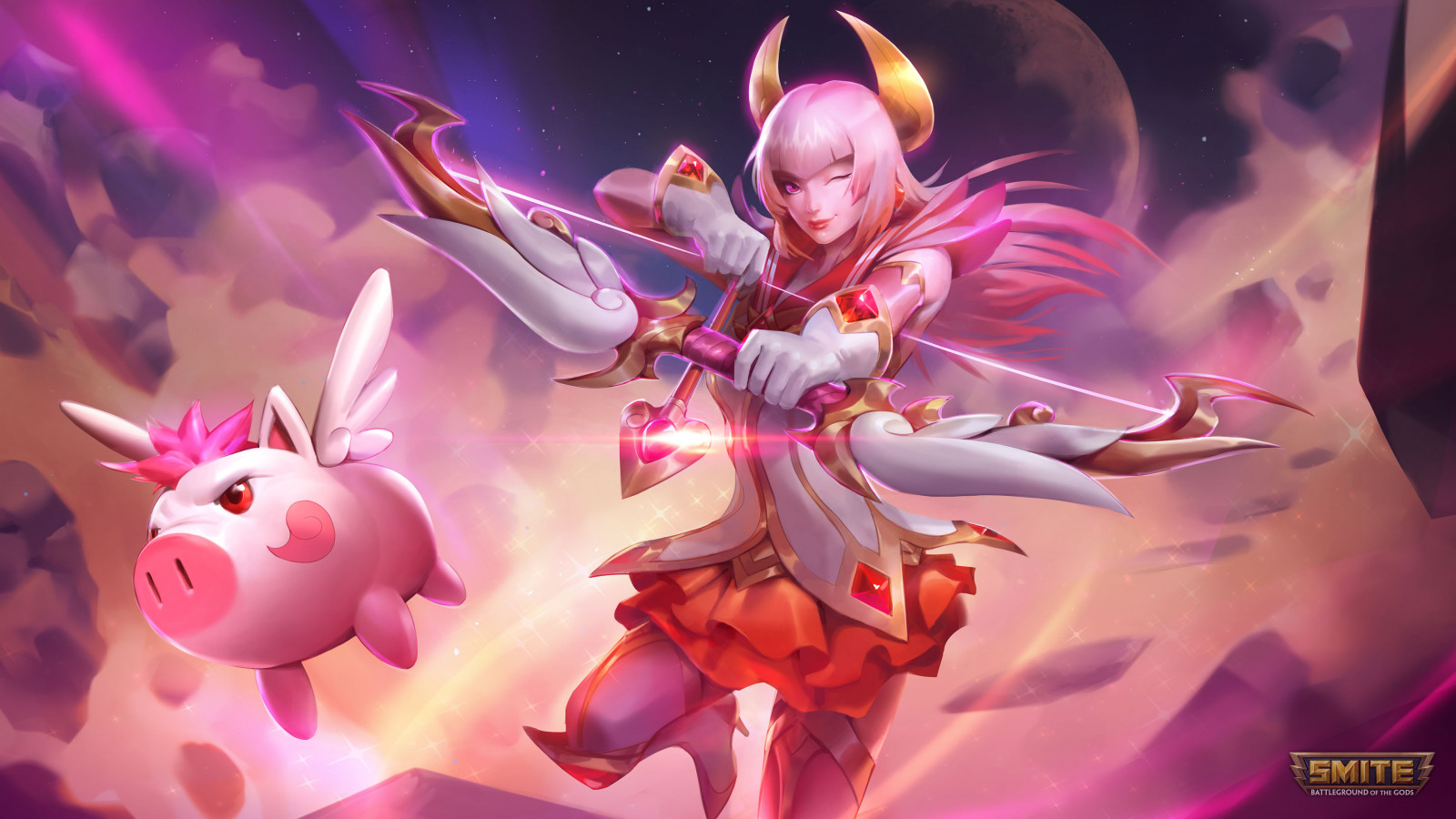 kreslená pohádka, nachový, rostlina, savec, růžový, cg artwork, fialový, UMĚNÍ, fiktivní postava, purpurová, ilustrace, grafika, okvětní lístek, událost, Animated cartoon, karmín, anime, animace, beletrie, grafický design, mytologie, akční figurka, křídlo, figurka, tma, Suidae, video game software