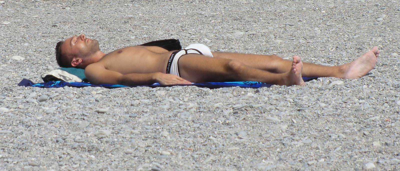 mand, Frankrig, han-, fyr, strand, pæn, shorts, speedo, badedragt, bule, 2013