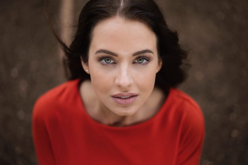 ansikt,kvinner,modell,portrett,rød,fotografering