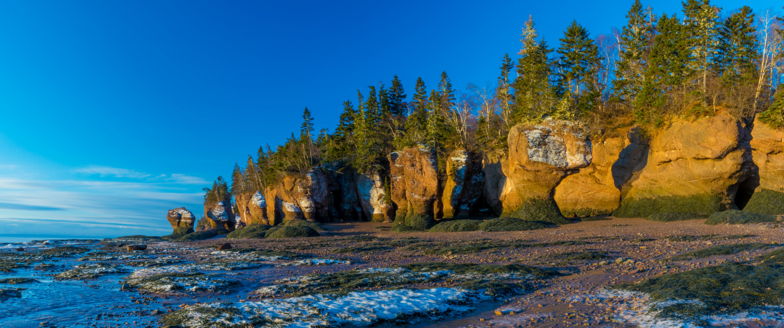 Wallpaper hopewell, rocks, rock, formations, low, tide, new