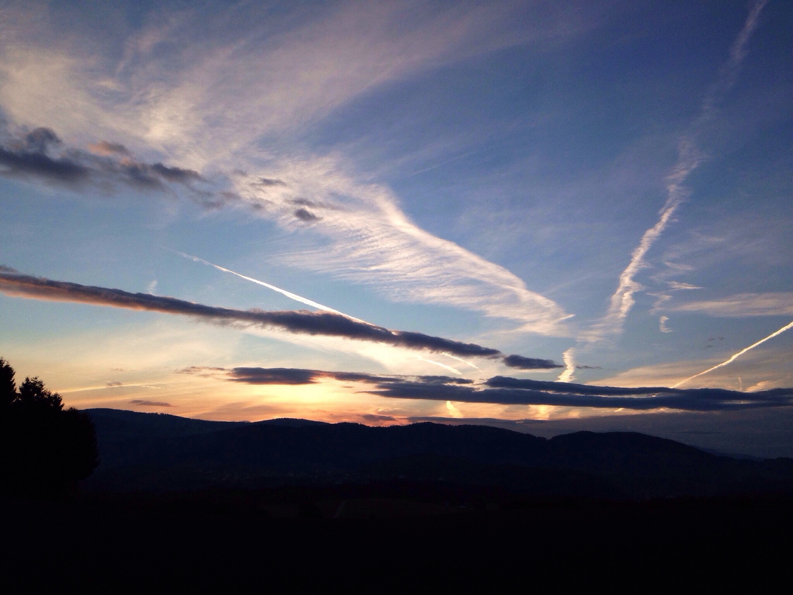 Wallpaper : sunset, sky, bayern, himmel 2048x1536 - - 646581 - HD