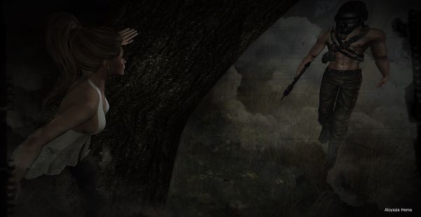 girl, body, horror, VirTual, scary, darkness