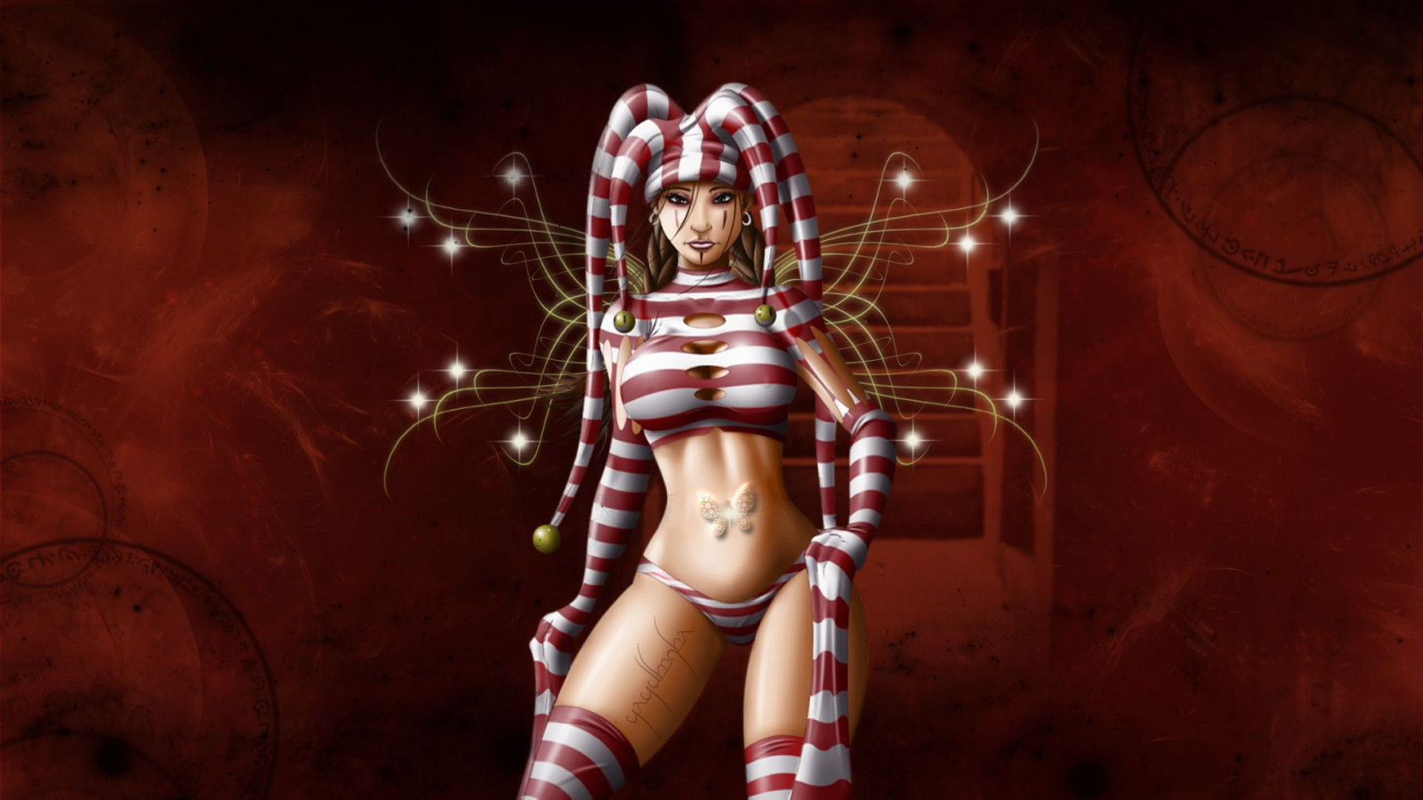 Červené, manga, mytologie, ecchi, Snímek obrazovky, počítač tapeta, fiktivní postava, žena bojovník