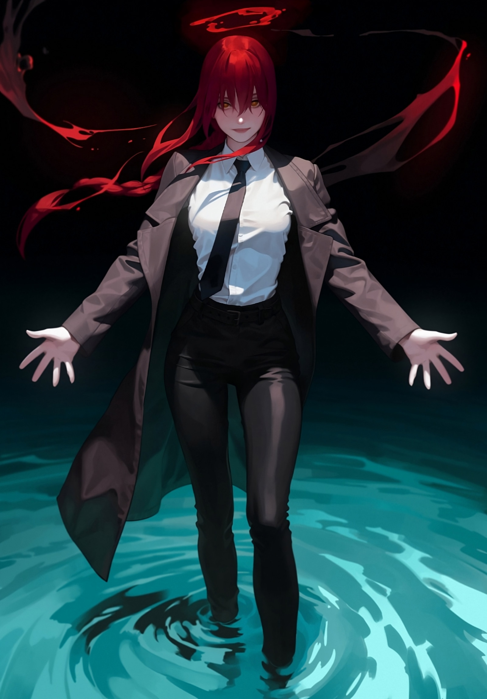 обои : Makima Chainsaw Man, Chainsaw Man, аниме, воды 2968x4258 - Raynie -  2285604 - красивые картинки - WallHere