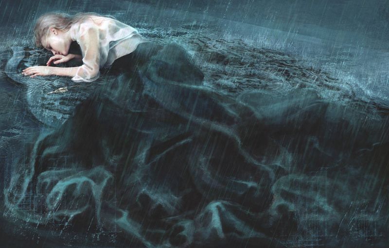 1440x920 px, fantasy, girl, rain, water 1440x920 px, fantasy, girl, rain, water