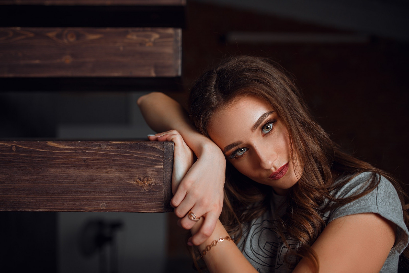 Wallpaper women, face, portrait 2048x1366 Motta123