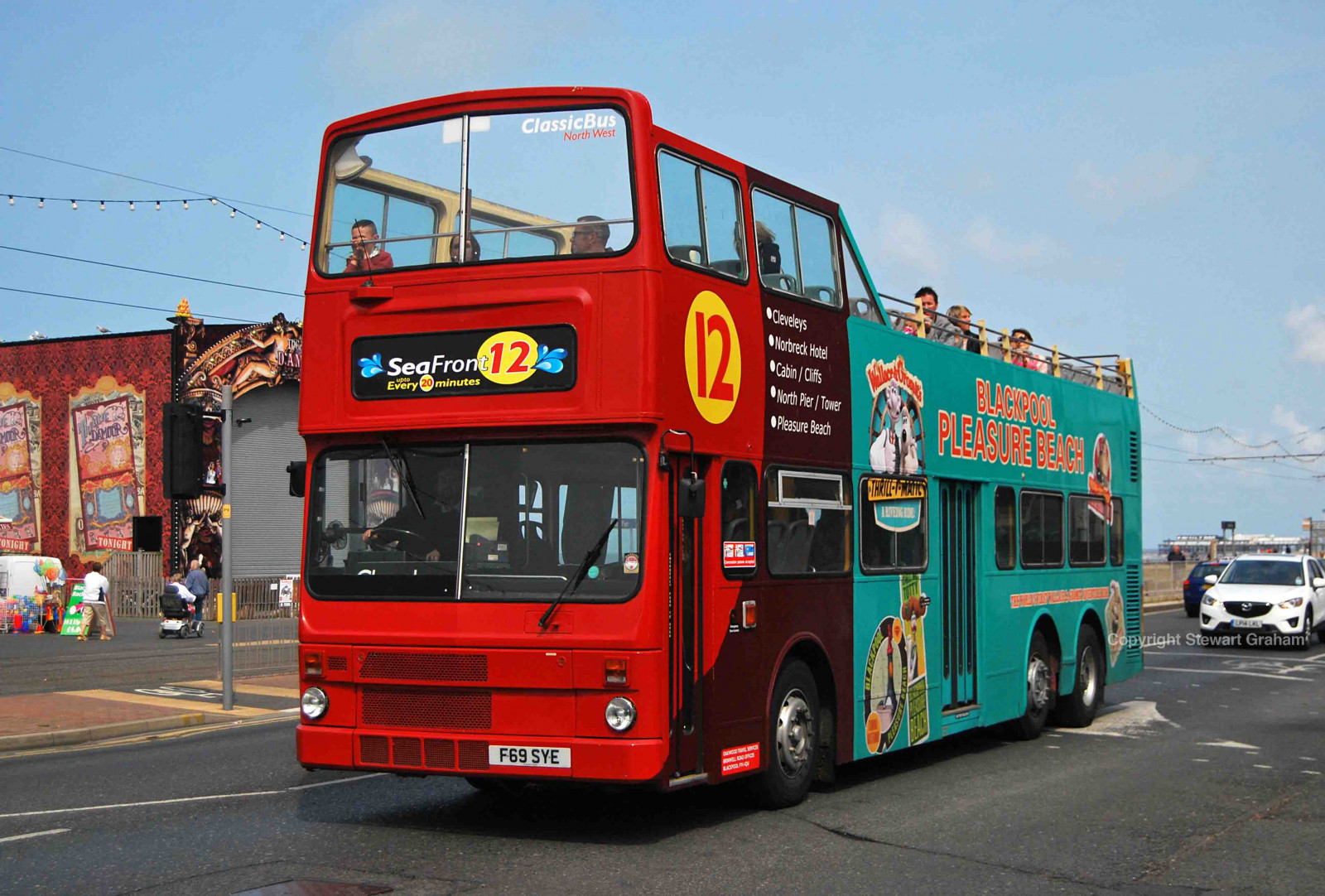 cestovat, otevřeno, horní, hong, kong, MK2, dubové dřevo, tri, Blackpool, Metrobus, náprava, MCW, Ml81, F69sye