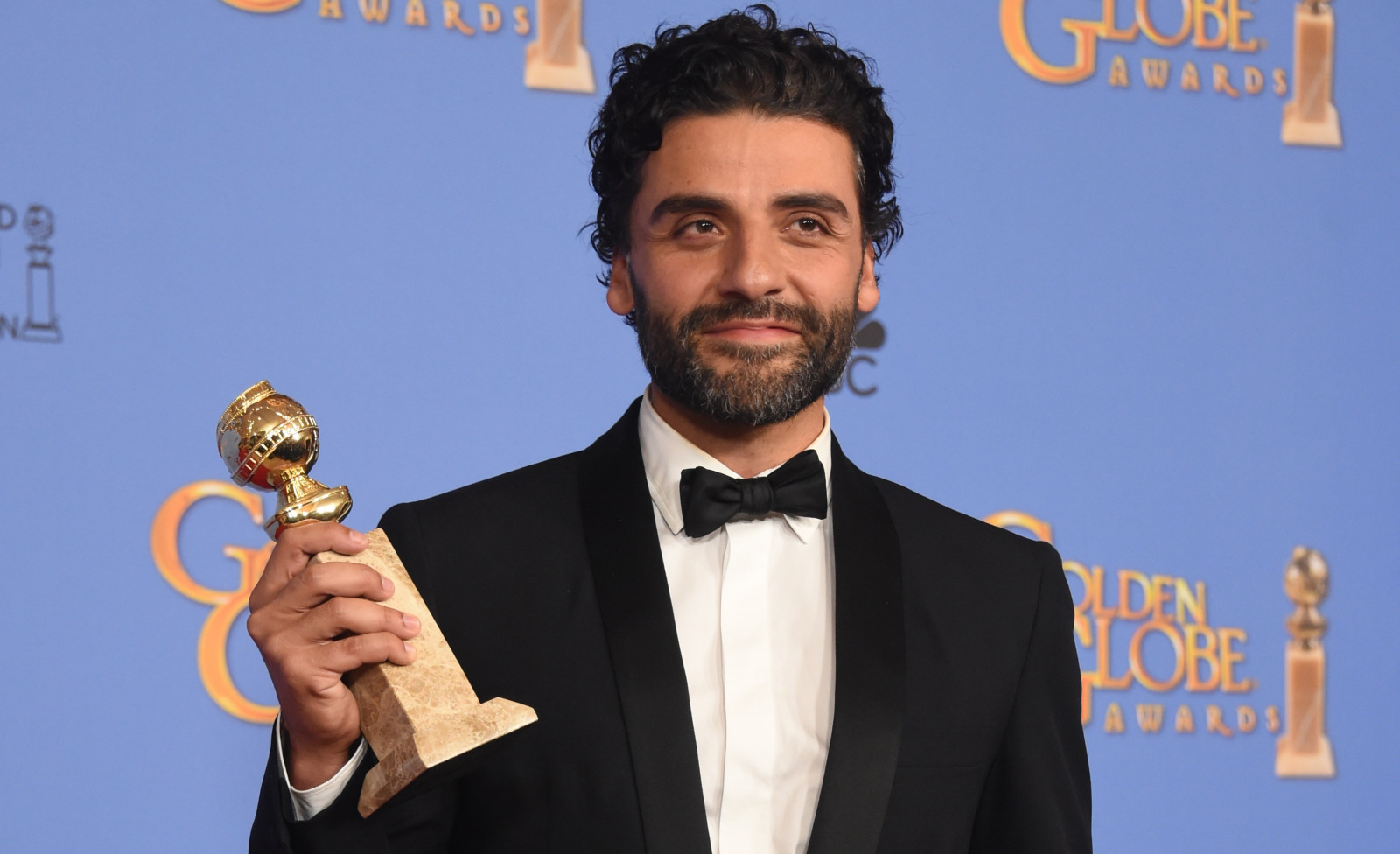 adjudecare, Păr facial, cantautor, vorbire, oscar isaac, premiu Globul de Aur