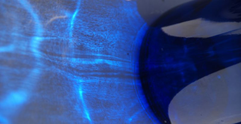 水,蓝色,玻璃,抽象,反射,水下