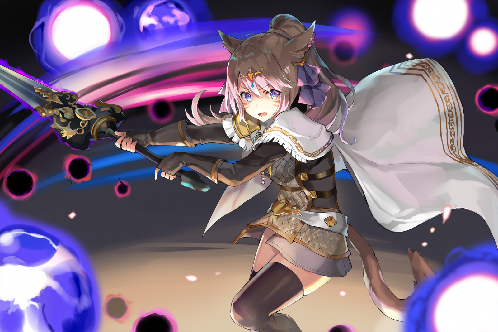 Final Fantasy XIV, anime, Miqo te, anime dívky, Final Fantasy